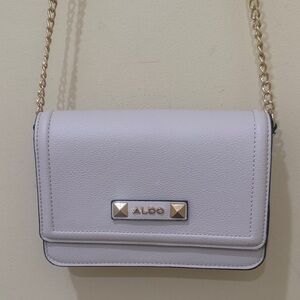 Aldo Cream & Gold Crossbody Bag Women’s crossbody everyday Bag